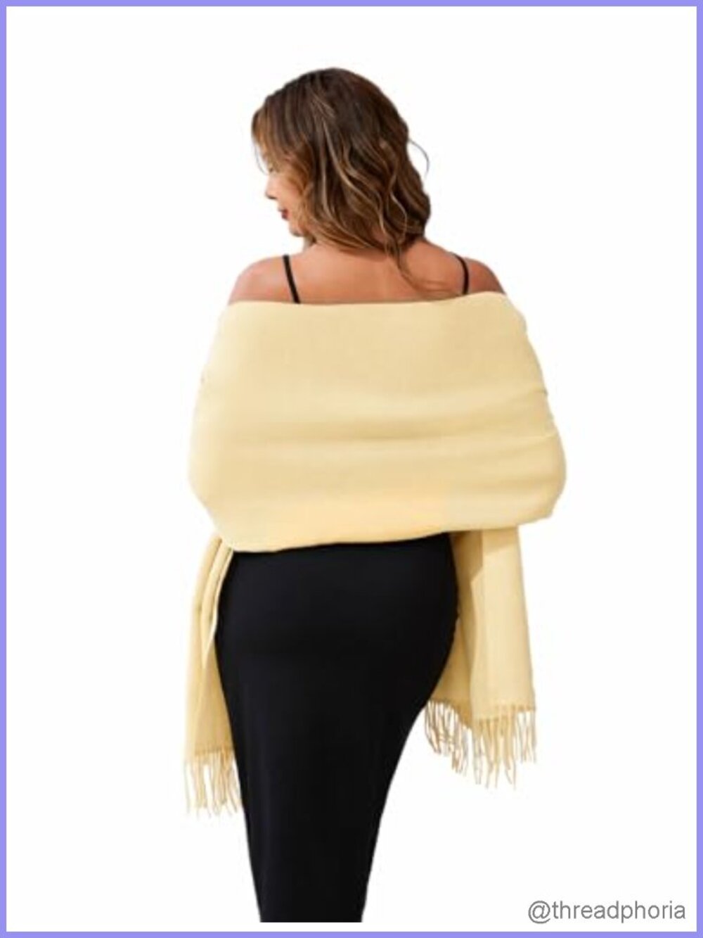Pashmina Wrap Shawl Thick Plush Scarf Warm Long Cold Winter Wedding Bridesmaid